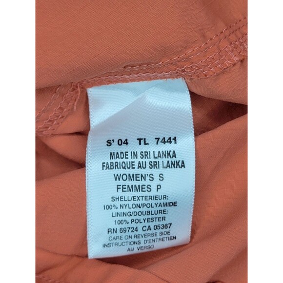 Columbia GRT Women’s Small Orange Outdoor Shirt Vented Hiking Fishing Tab Sleeve - Picture 6 of 6